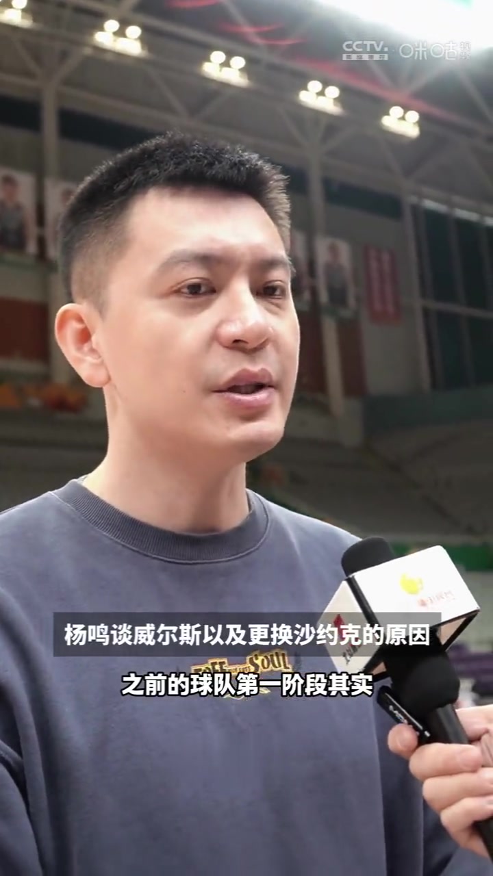 杨鸣：沙约克只能作为投手不能突破 球队需要外援制造杀伤